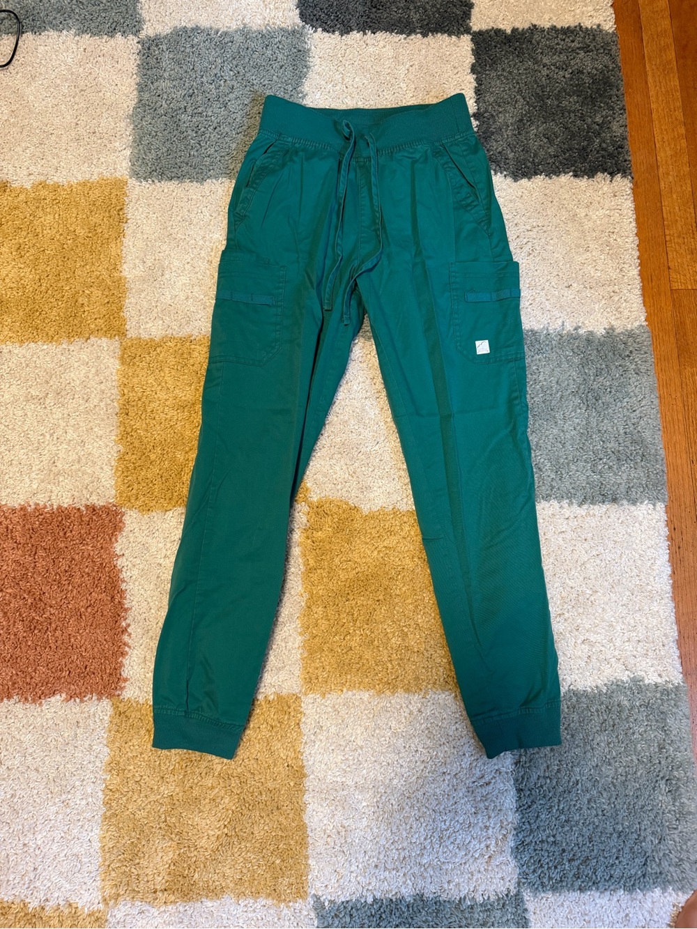 Green Jogger Scrub Pants